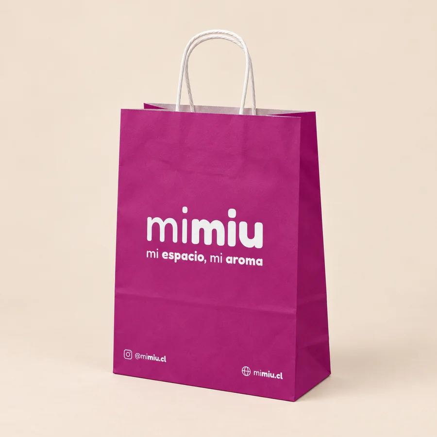 Bolsa oficial de mimiu, mi espacio, mi aroma